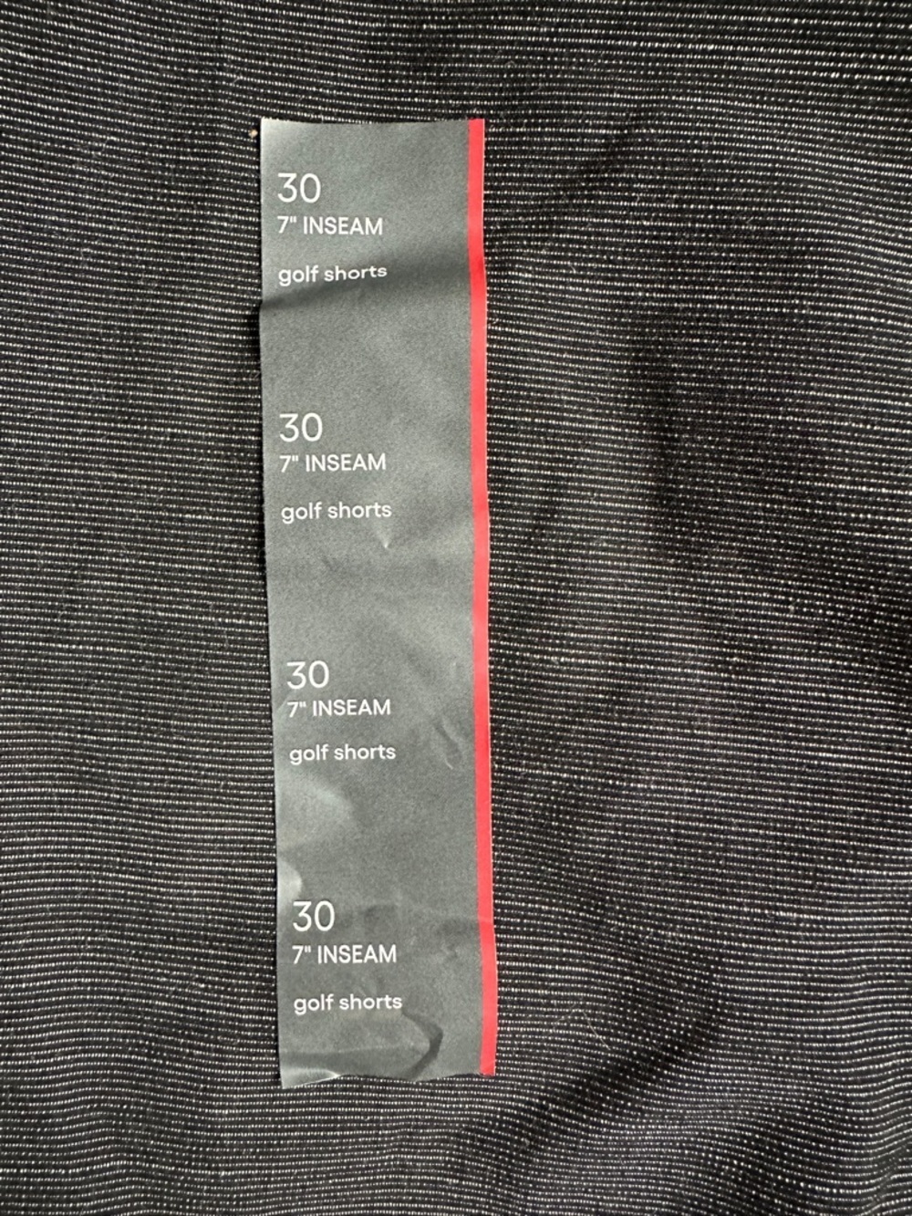 New with tags Heathered black and grey trouser golf shorts - Picture 3 of 7